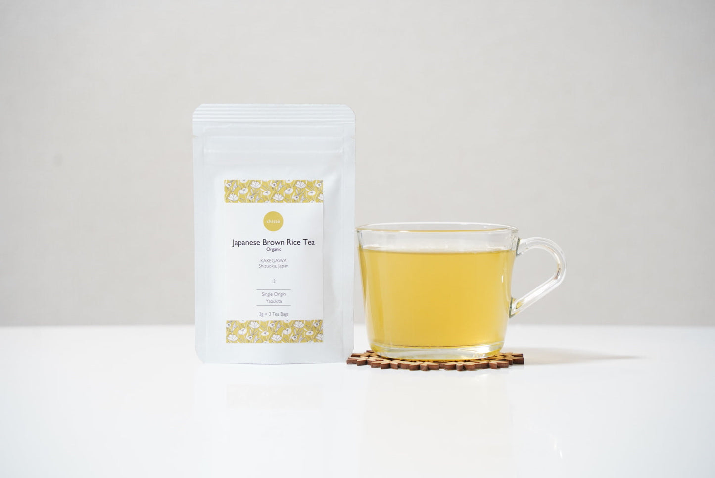 <TOKYO FANTASTIC × chittö >ドライフラワースワッグ+選べる1種のJAPANESE TEA ギフトセット(ティーバッグ10個入)