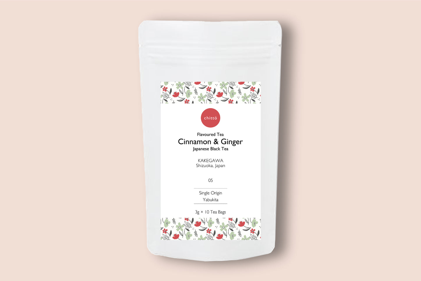 05 CINNAMON & GINGER【和紅茶フレーバードティー・シナモン&ジンジャー】ティーバッグ