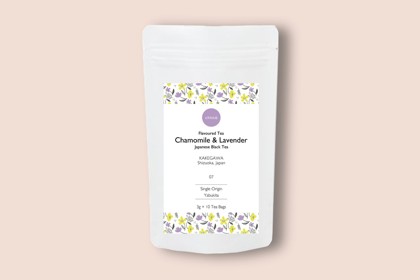 07 CHAMOMILE & LAVENDER【和紅茶フレーバードティー・カモミール&ラベンダー】ティーバッグ