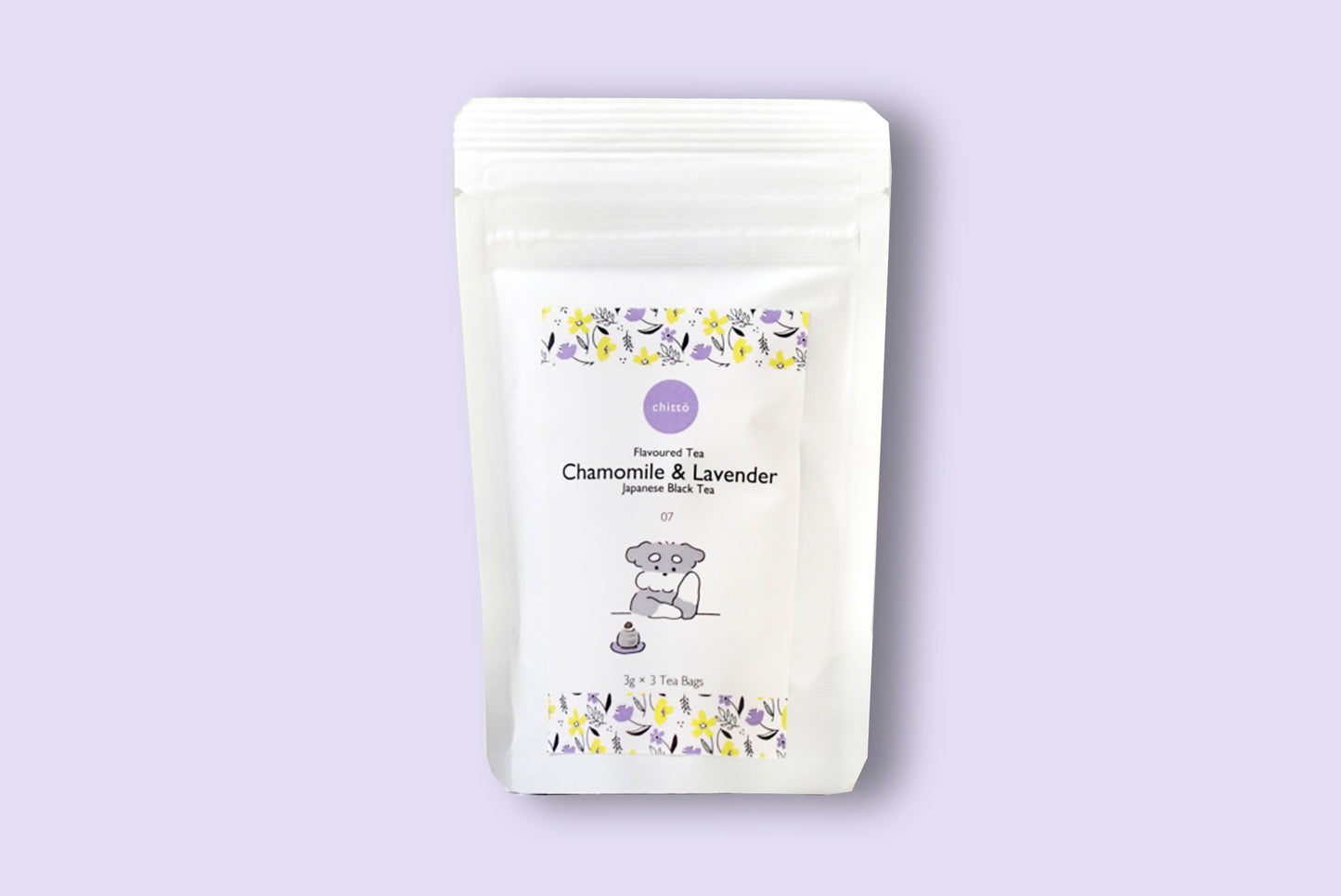 <クリックポスト専用> トライアル 1種のJAPANESE TEA ティーバッグ10個入 with Dogs. シリーズ(シュナウザー)