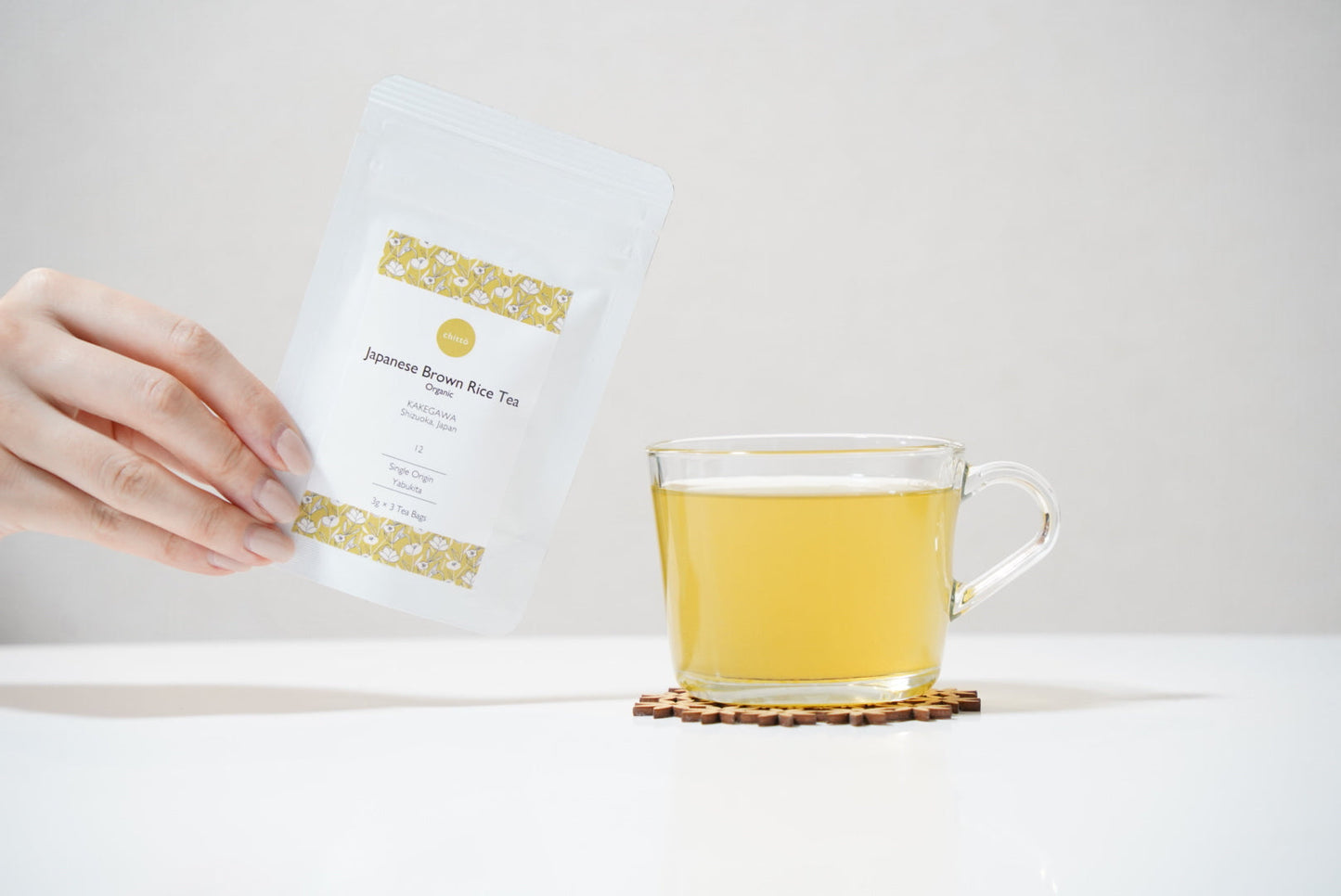<HUIS × chittö >選べる1種のJAPANESE TEA&HUISのくつした ギフトセット(ティーバッグ10個入)