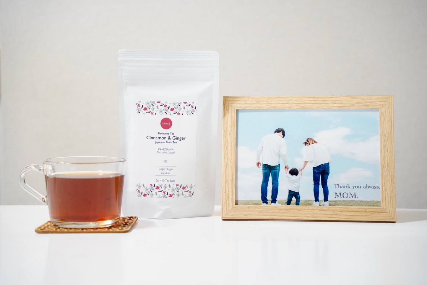 【名入れ】オリジナルメッセージを入れられる!フォトと選べる Tea 1種 ギフトセット