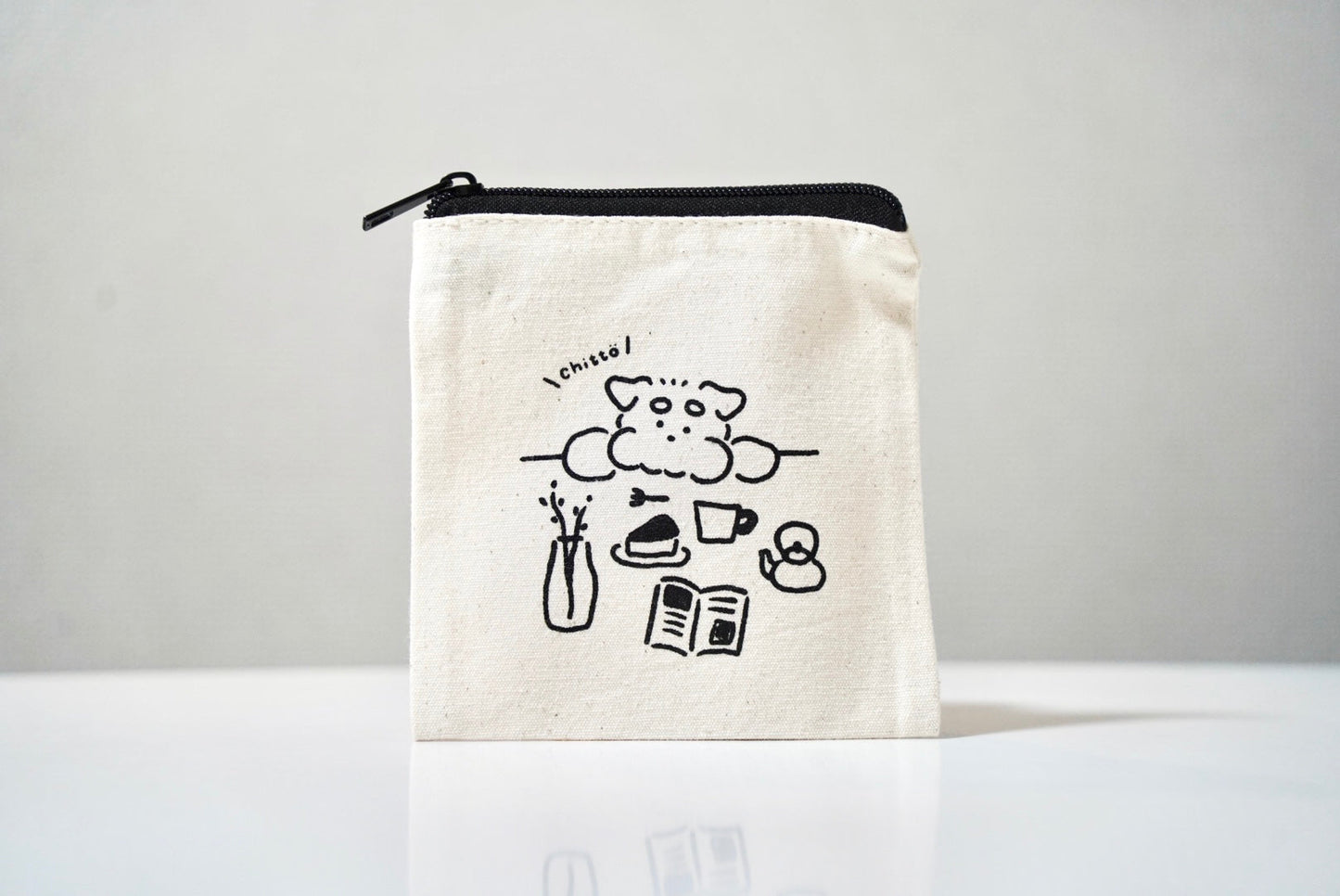 chittö Recommended 8 carefully selected JAPANESE TEA & Schnauzer pouch gift set with Dogs. Series (Schnauzer)