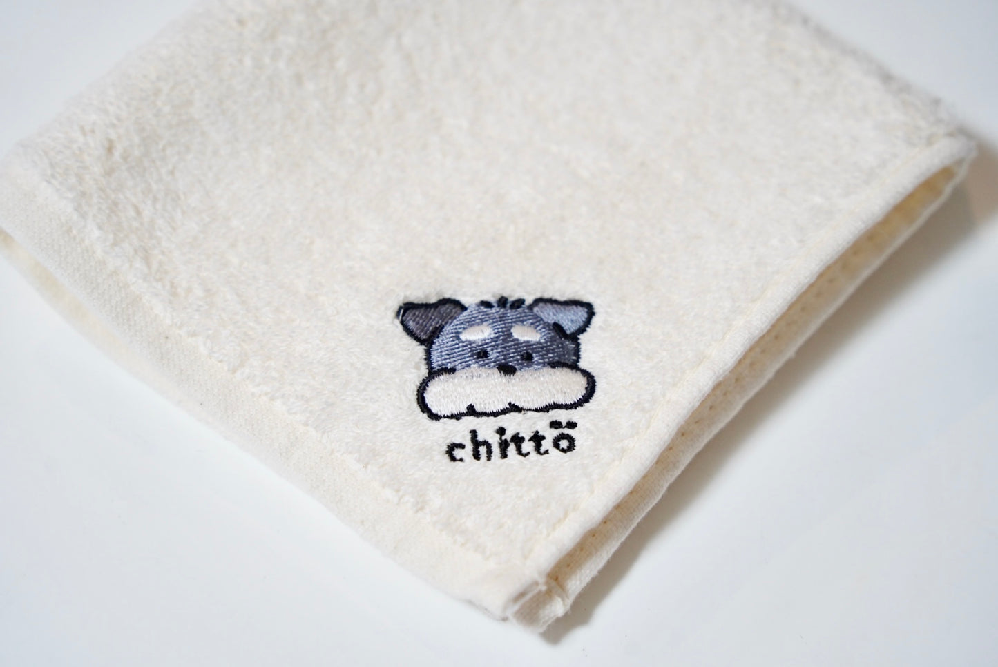 3 Types of Organic JAPANESE TEA & Schnauzer Pouch Gift Set with Dogs. Series (Schnauzer)