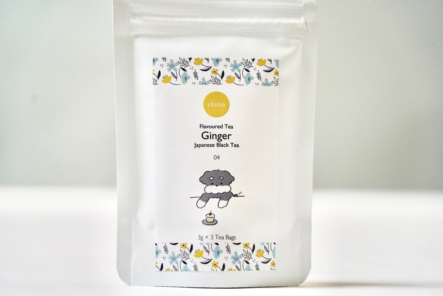 <クリックポスト専用> 選べる4種のJAPANESE TEA 各種ティーバッグ10個入 with Dogs. シリーズ(シュナウザー)