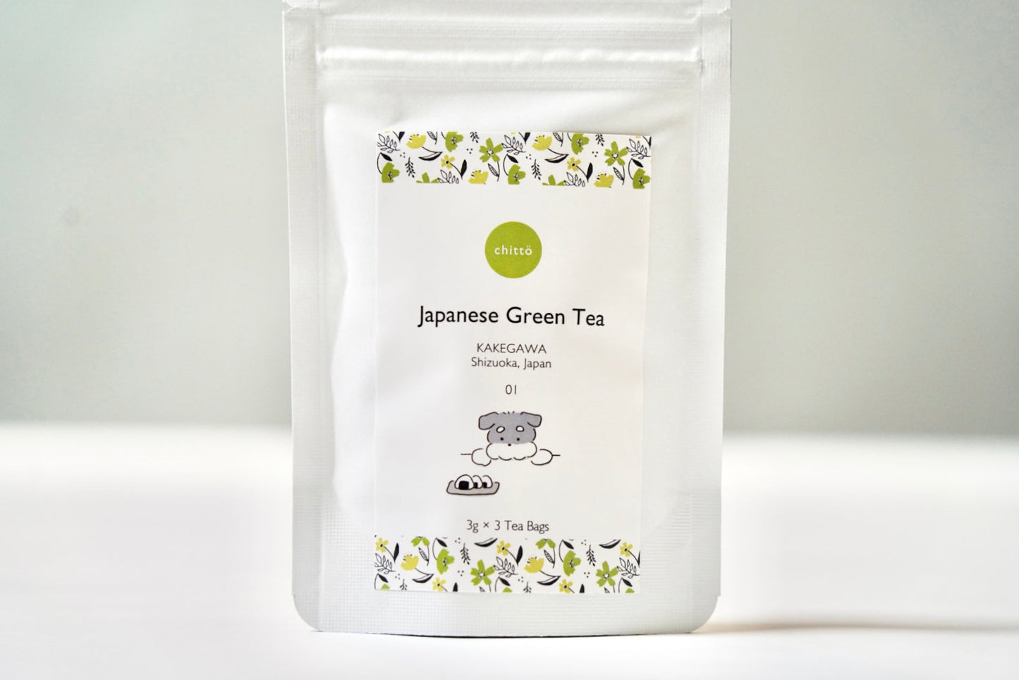 12/11以降発送<クリックポスト専用> chittö おすすめ8種のJAPANESE TEA飲み比べセット 各種ティーバッグ3個入 with Dogs.シリーズ