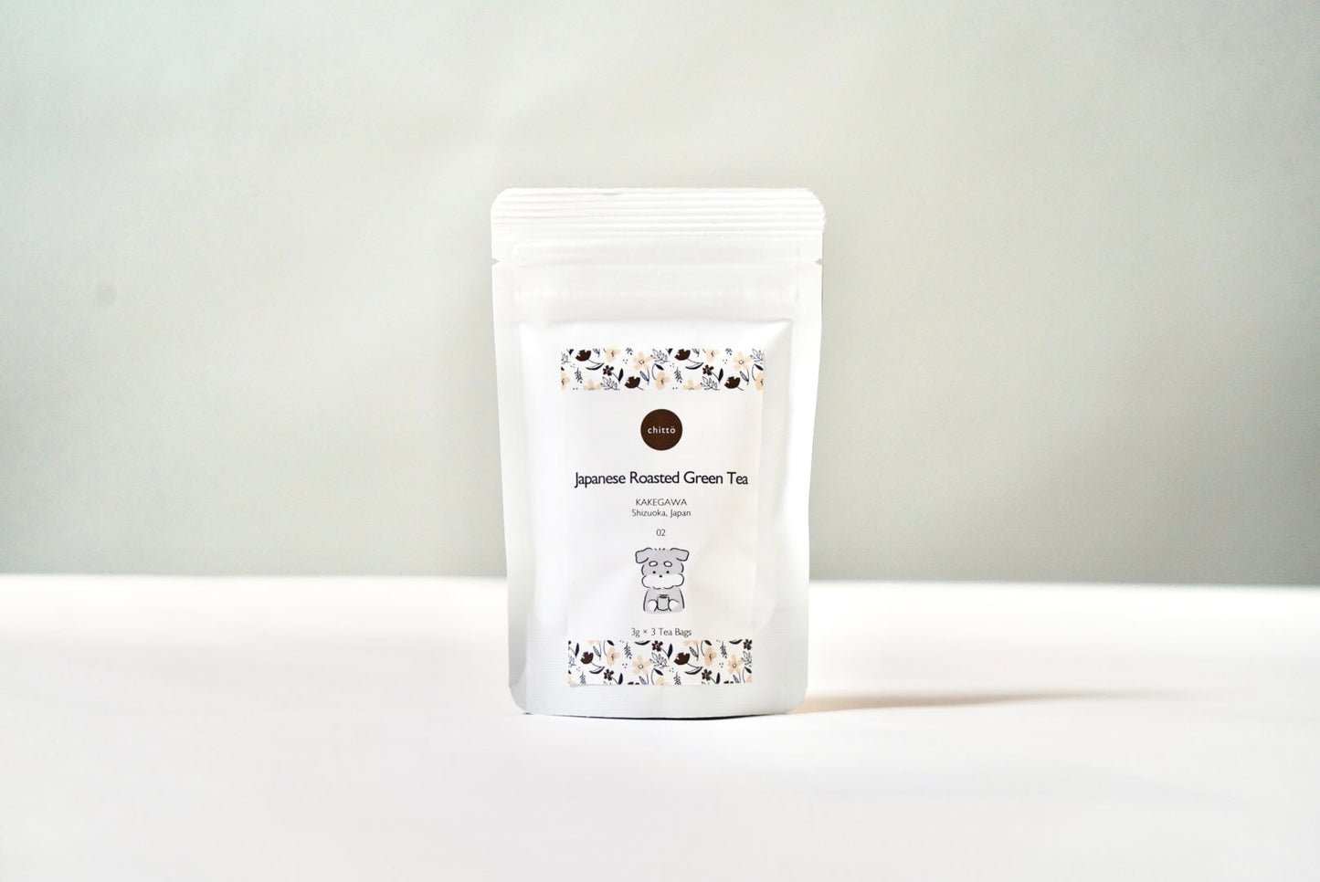 <クリックポスト専用> トライアル 1種のJAPANESE TEA ティーバッグ10個入 with Dogs. シリーズ(シュナウザー)