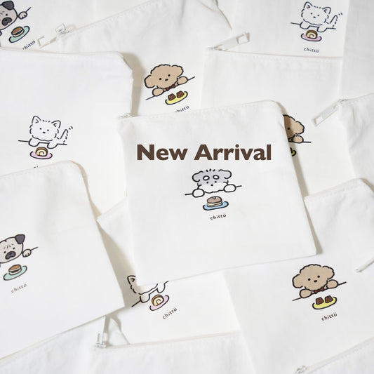 【新商品】with Dogs. オリジナルナイロンポーチが登場！
