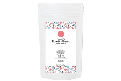 06 ROSE &amp; HIBISCUS [Japanese Black Tea Flavored Tea - Rose &amp; Hibiscus] (Schnauzer)