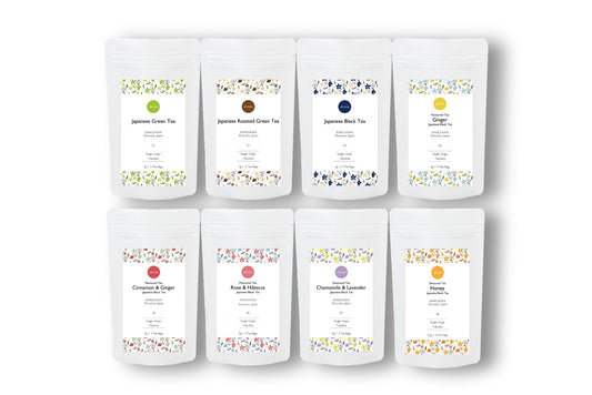 chittö Comparison gift set of 8 recommended JAPANESE TEA drinks 