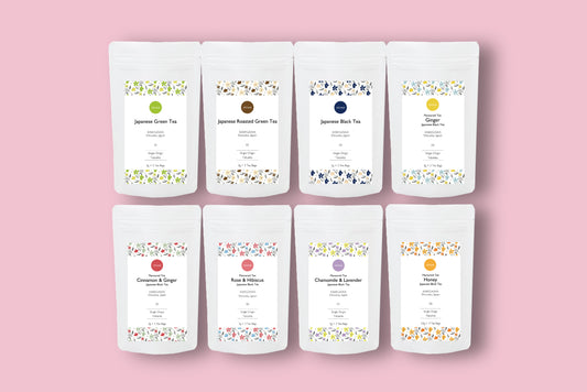 &lt;For Click Post only&gt; Chittö Recommended 8 types of JAPANESE TEA drinking comparison set, 3 different tea bags included
