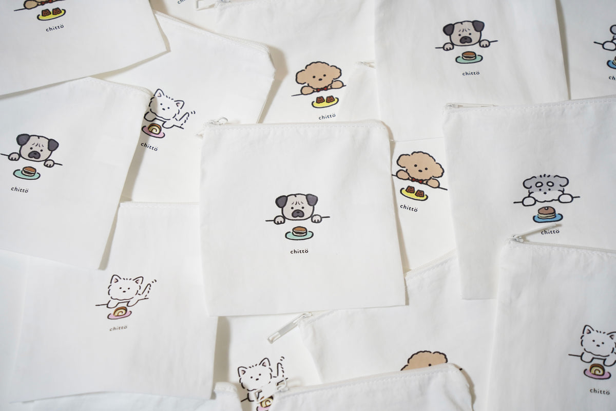 ＜クリックポスト専用＞ KAKEGAWA Tea – 選べる1・3・5種ギフトセット｜with Dogs. ナイロンポーチ付き（パグ）