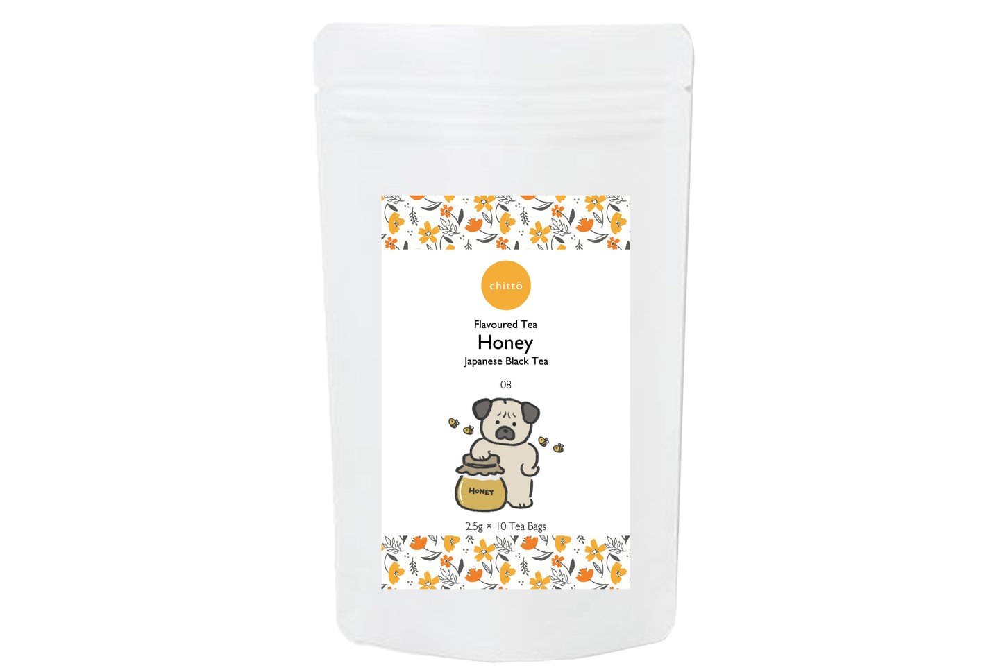 KAKEGAWA Tea – 選べる1・3・5種ギフトセット｜with Dogs. 巾着オプション（パグ）