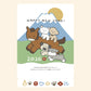New Year's Card 2024 with Dogs. Series Schnauzer (2 Sencha Tea Bags)